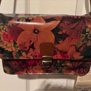 Patricia Nash Multicolor Floral Crossbody Bag